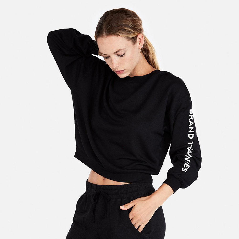 EXPRESS Brand That Unites Black Sweatshirt